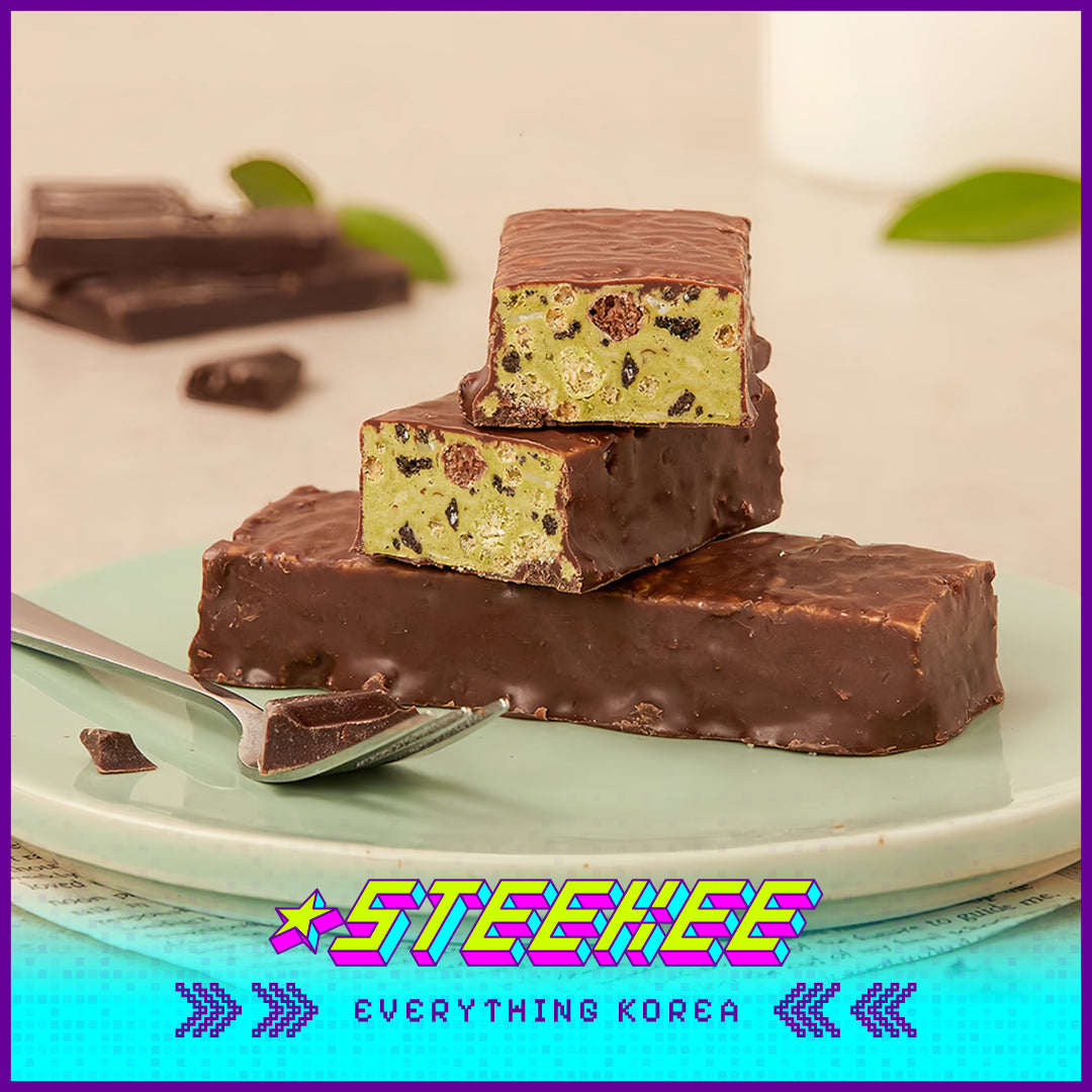 No Brand × Super Matcha Matcha Chocolate Cereal Protein Bar Energy Replenishment Snack 48g by Steekee Korea 4102