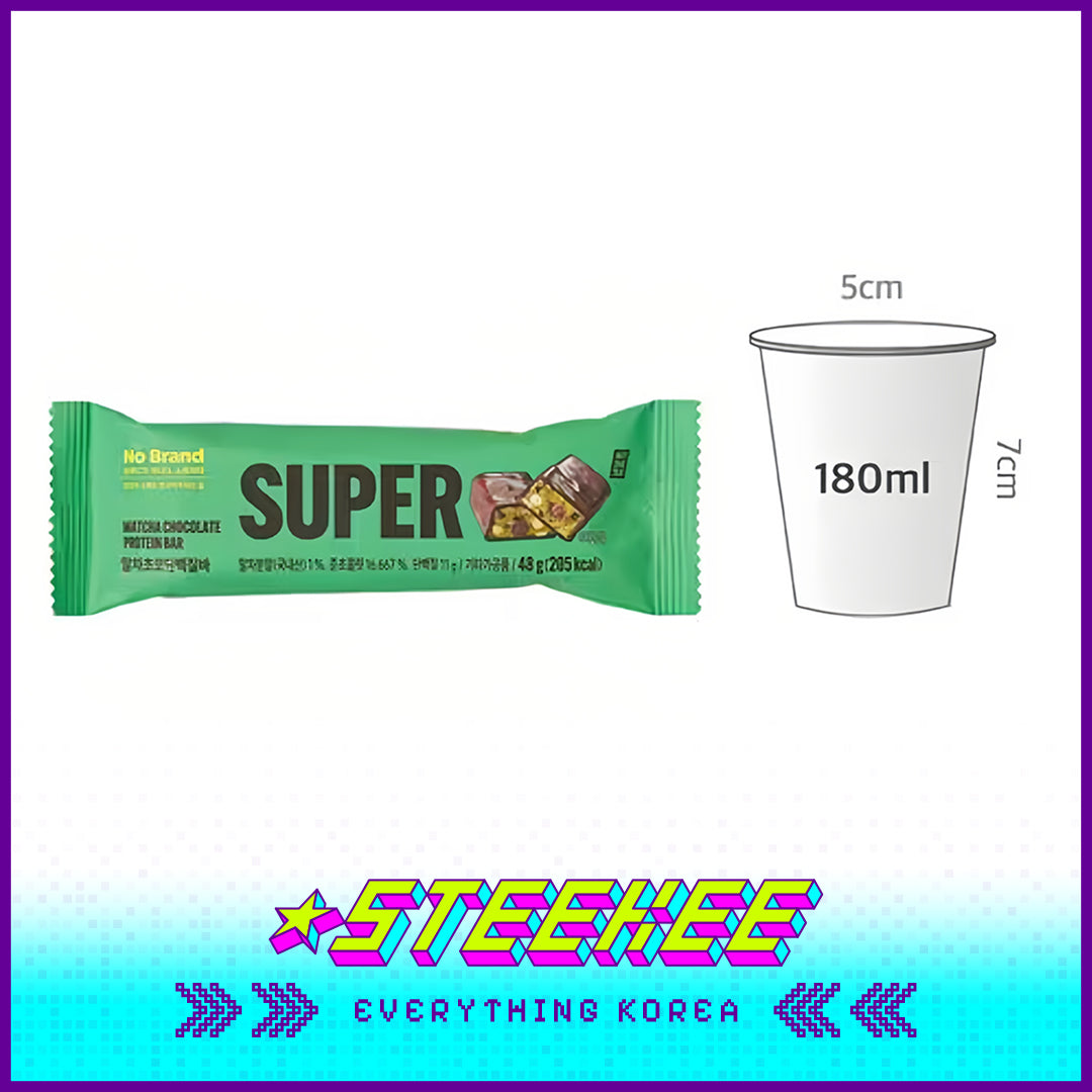 No Brand × Super Matcha Matcha Chocolate Cereal Protein Bar Energy Replenishment Snack 48g by Steekee Korea 4102