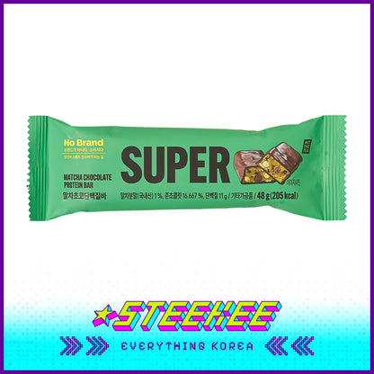 No Brand × Super Matcha Matcha Chocolate Cereal Protein Bar Energy Replenishment Snack 48g by Steekee Korea 4102