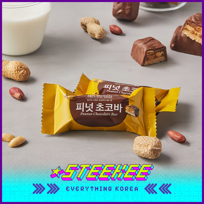 No Brand Peanut Choco Bar Snack 252g by Steekee Korea 4111