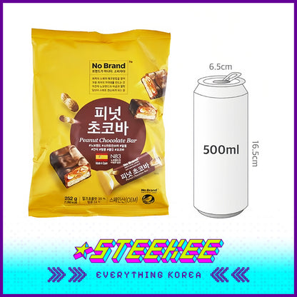 No Brand Peanut Choco Bar Snack 252g by Steekee Korea 4111