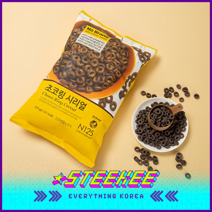 No Brand Choco Ring Instant Breakfast Cereal 570g by Steekee Korea 4112