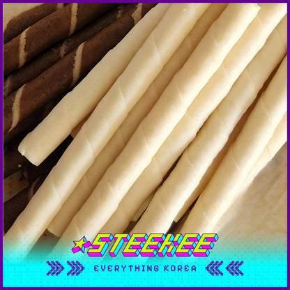 No Brand Vanilla Flavor Wafer Roll Snack 115g by Steekee Korea 4115