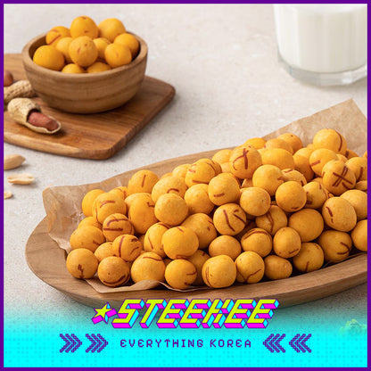 No Brand Crispy Squid Non-Fried Peanuts 270g by Steekee Korea 4127