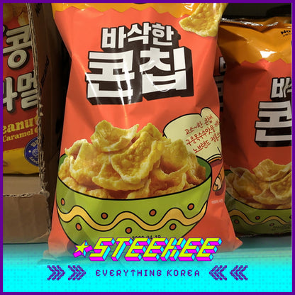 No Brand Non-Fried Corn Chips Snacks 230g by Steekee Korea 4129