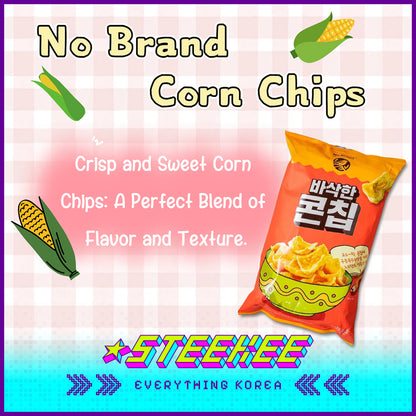 No Brand Non-Fried Corn Chips Snacks 230g by Steekee Korea 4129