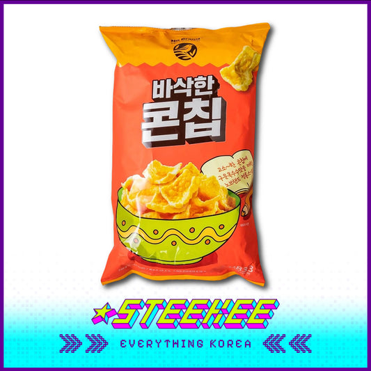 No Brand Non-Fried Corn Chips Snacks 230g by Steekee Korea 4129