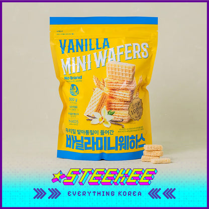 No Brand Vanilla Strawberry Mini Wafers Snack 300g by Steekee Korea 4136