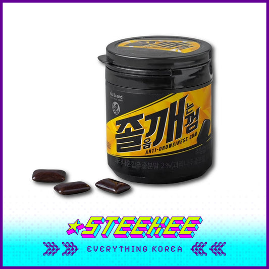 No Brand Caffeine Refreshing Mint Sleep Awakening Anti-Drownsiness Gum 108g by Steekee Korea 4137