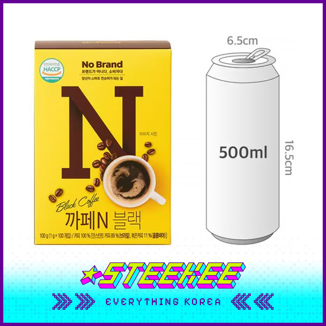 No Brand Decaf Coffee Black Coffee Hazelnut Flavor Instant Coffee Drink 100g Set of 100 by Steekee Korea 4140