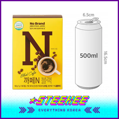 No Brand Decaf Coffee Black Coffee Hazelnut Flavor Instant Coffee Drink 100g Set of 100 by Steekee Korea 4140