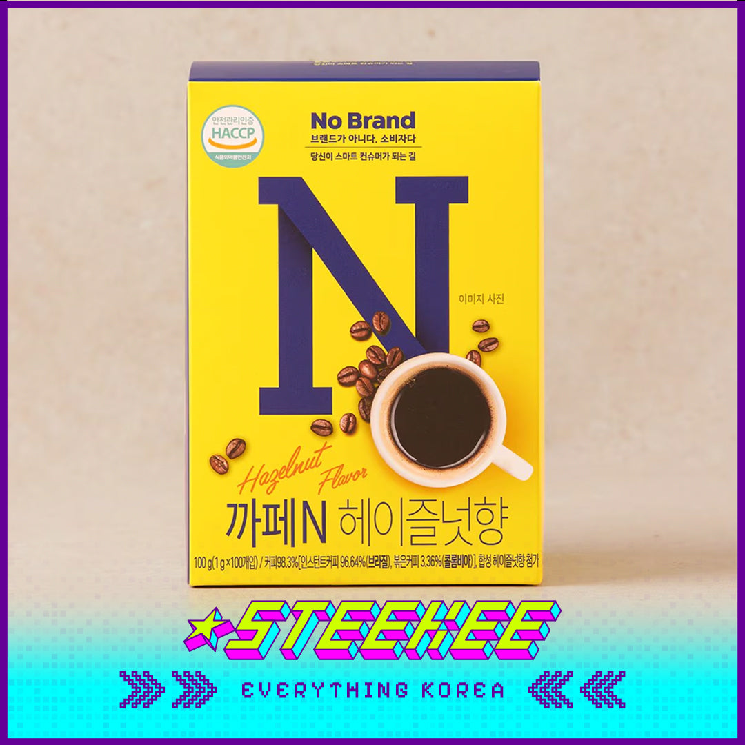 No Brand Decaf Coffee Black Coffee Hazelnut Flavor Instant Coffee Drink 100g Set of 100 by Steekee Korea 4140