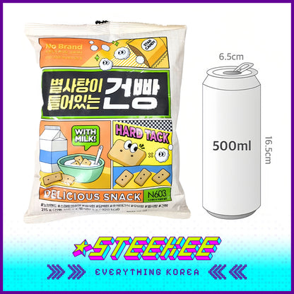 No Brand Crispy Milk Bread Cookie Snack 215g by Steekee Korea 4156