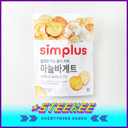 Simplus Garlic Crispy Baguette Slices 200g by Steekee Korea 4178
