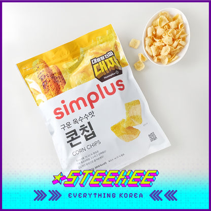 Simplus Large Capacity Sweet Original Corn Flakes 425g by Steekee Korea 4180