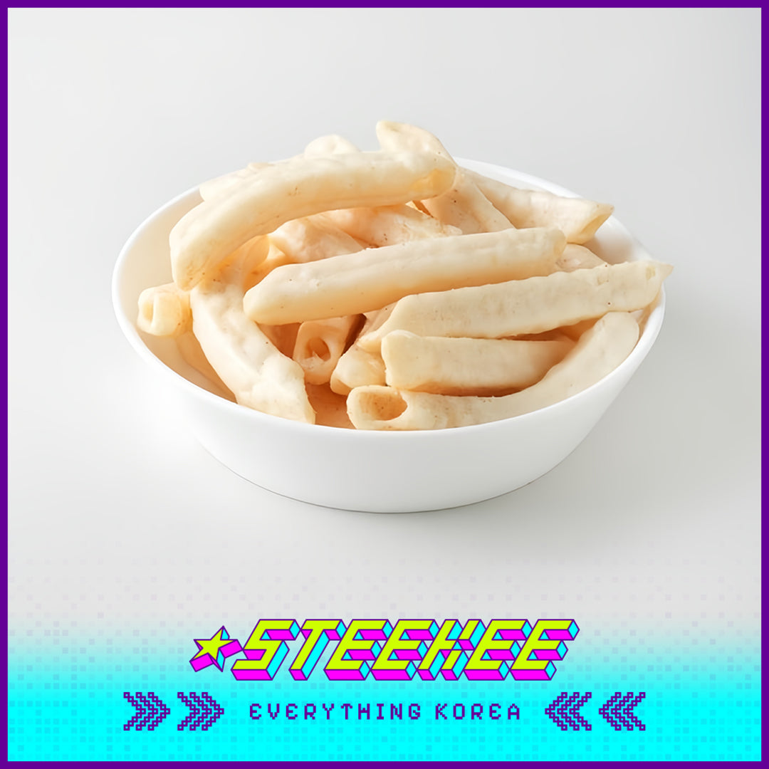 Simplus Cheese Onion Dual Flavor Tube-Shaped Potato Snack 115g by Steekee Korea 4196