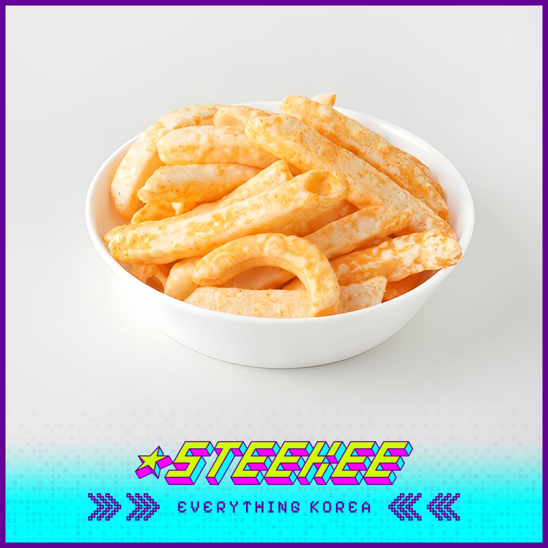 Simplus Cheese Onion Dual Flavor Tube-Shaped Potato Snack 115g by Steekee Korea 4196