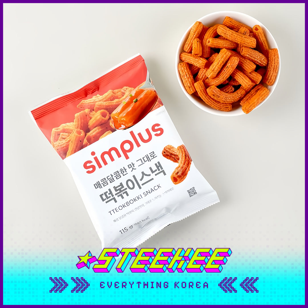 Simplus Crispy Tteokbokki Snack 115g by Steekee Korea 4197