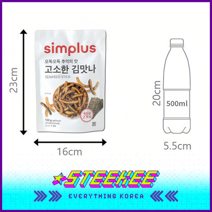 Simplus Seaweed Stick Snack 130g by Steekee Korea 4199