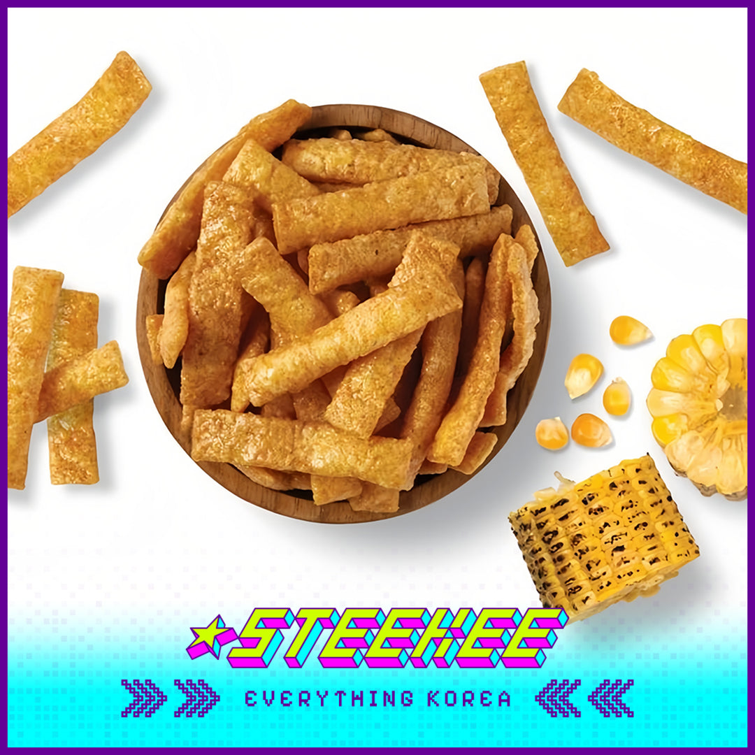 Simplus Hot Squid Stick Original Corn Stick Snack 90g by Steekee Korea 4200