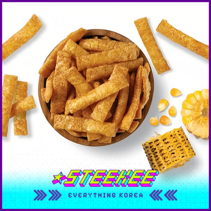 Simplus Hot Squid Stick Original Corn Stick Snack 90g by Steekee Korea 4200