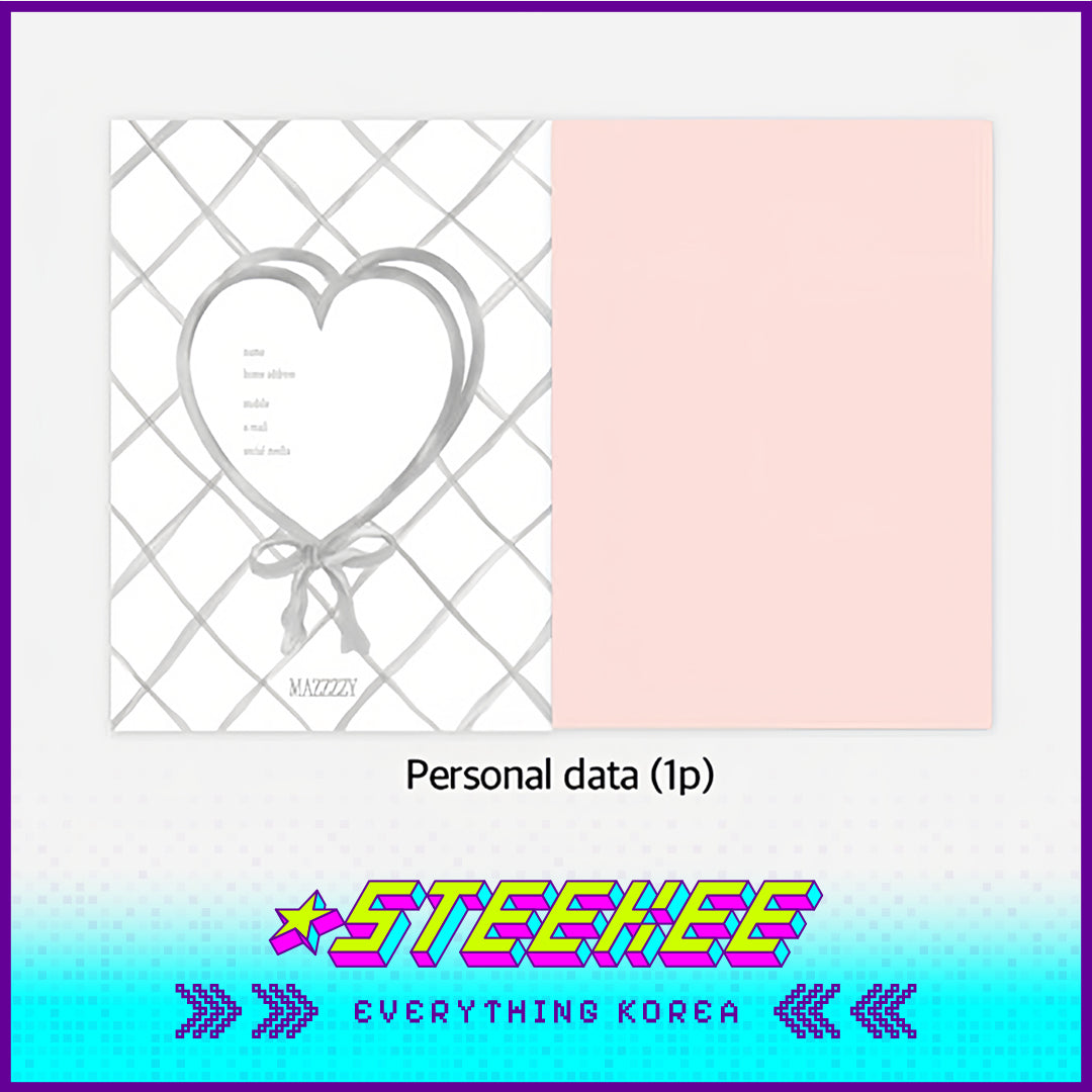MAZZZZY All Ways to Love Heart Diary Journal Notebook Handbook Notepad by Steekee Korea 4211