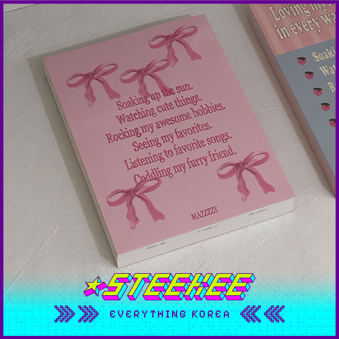 MAZZZZY All Ways to Love Heart Diary Journal Notebook Handbook Notepad by Steekee Korea 4211