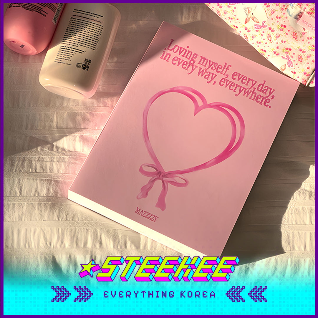 MAZZZZY All Ways to Love Heart Diary Journal Notebook Handbook Notepad by Steekee Korea 4211