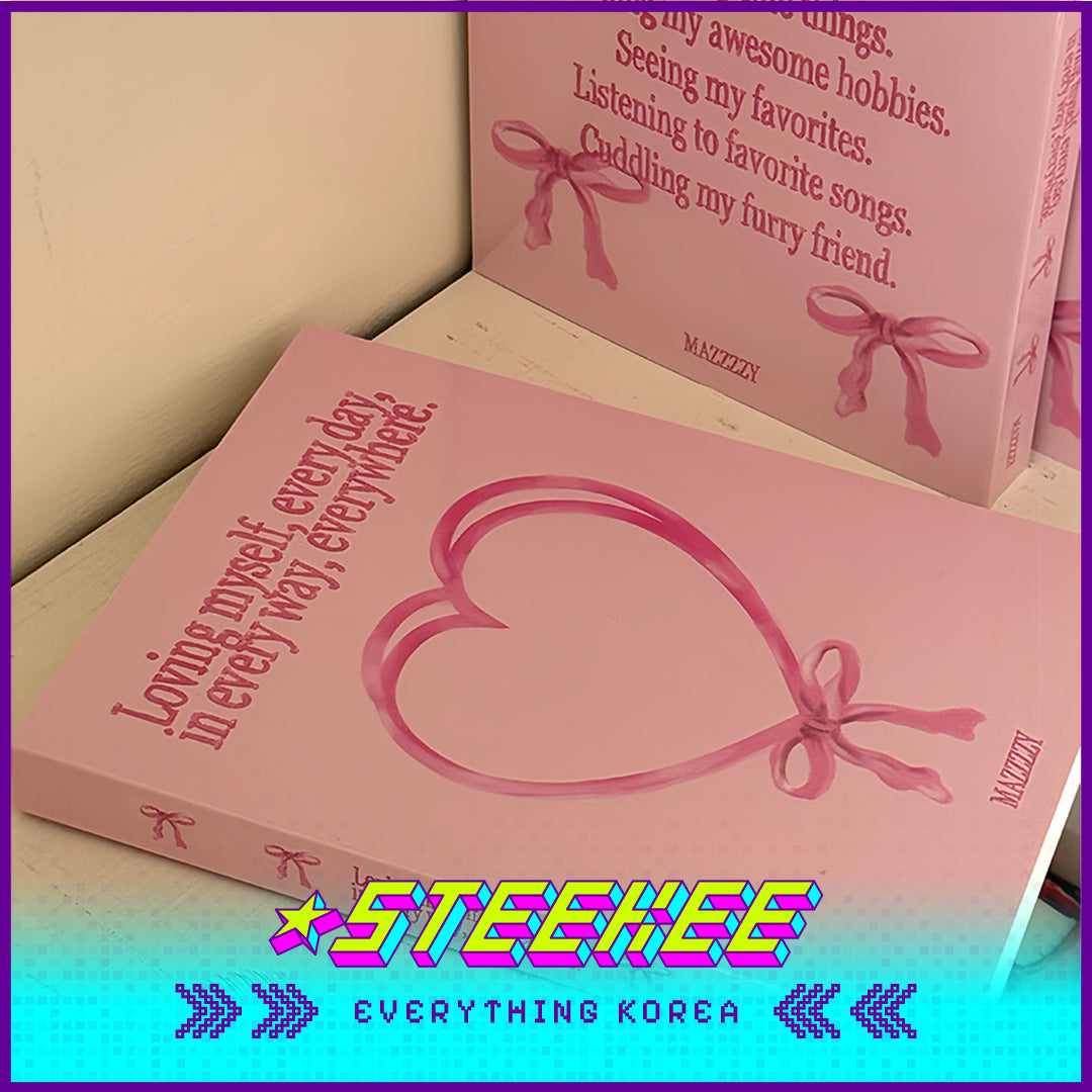 MAZZZZY All Ways to Love Heart Diary Journal Notebook Handbook Notepad by Steekee Korea 4211