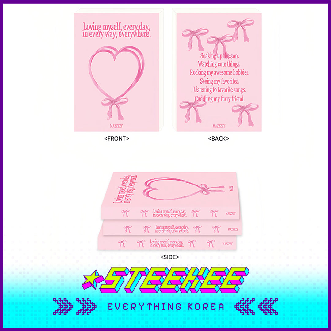 MAZZZZY All Ways to Love Heart Diary Journal Notebook Handbook Notepad by Steekee Korea 4211