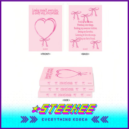 MAZZZZY All Ways to Love Heart Diary Journal Notebook Handbook Notepad by Steekee Korea 4211