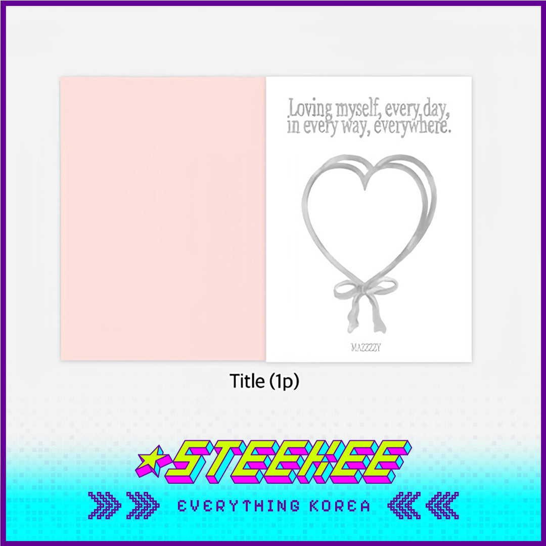 MAZZZZY All Ways to Love Heart Diary Journal Notebook Handbook Notepad by Steekee Korea 4211