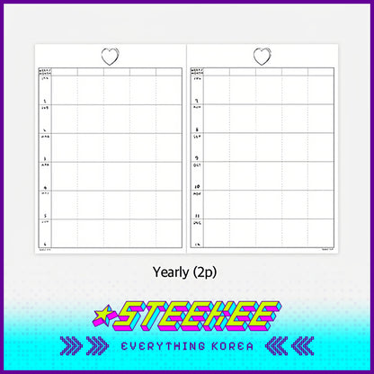 MAZZZZY All Ways to Love Heart Diary Journal Notebook Handbook Notepad by Steekee Korea 4211