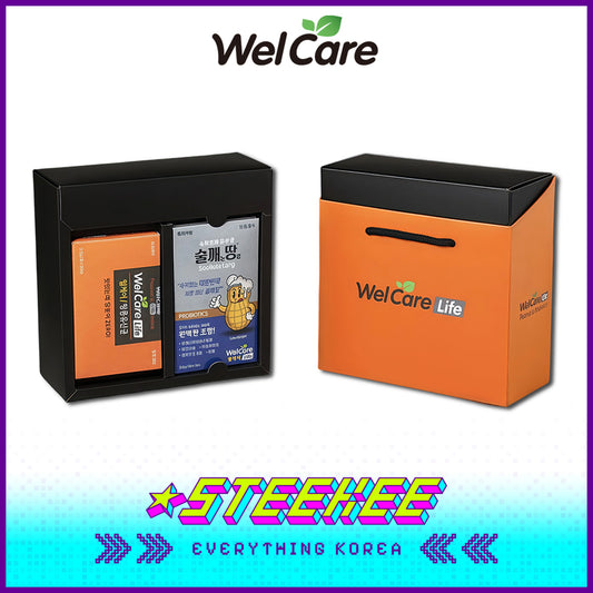 Welcare Ready-to-eat Peanut Probiotics + Hangover Remedy Health Supplement Combo Set Gift by Steekee Korea 4258