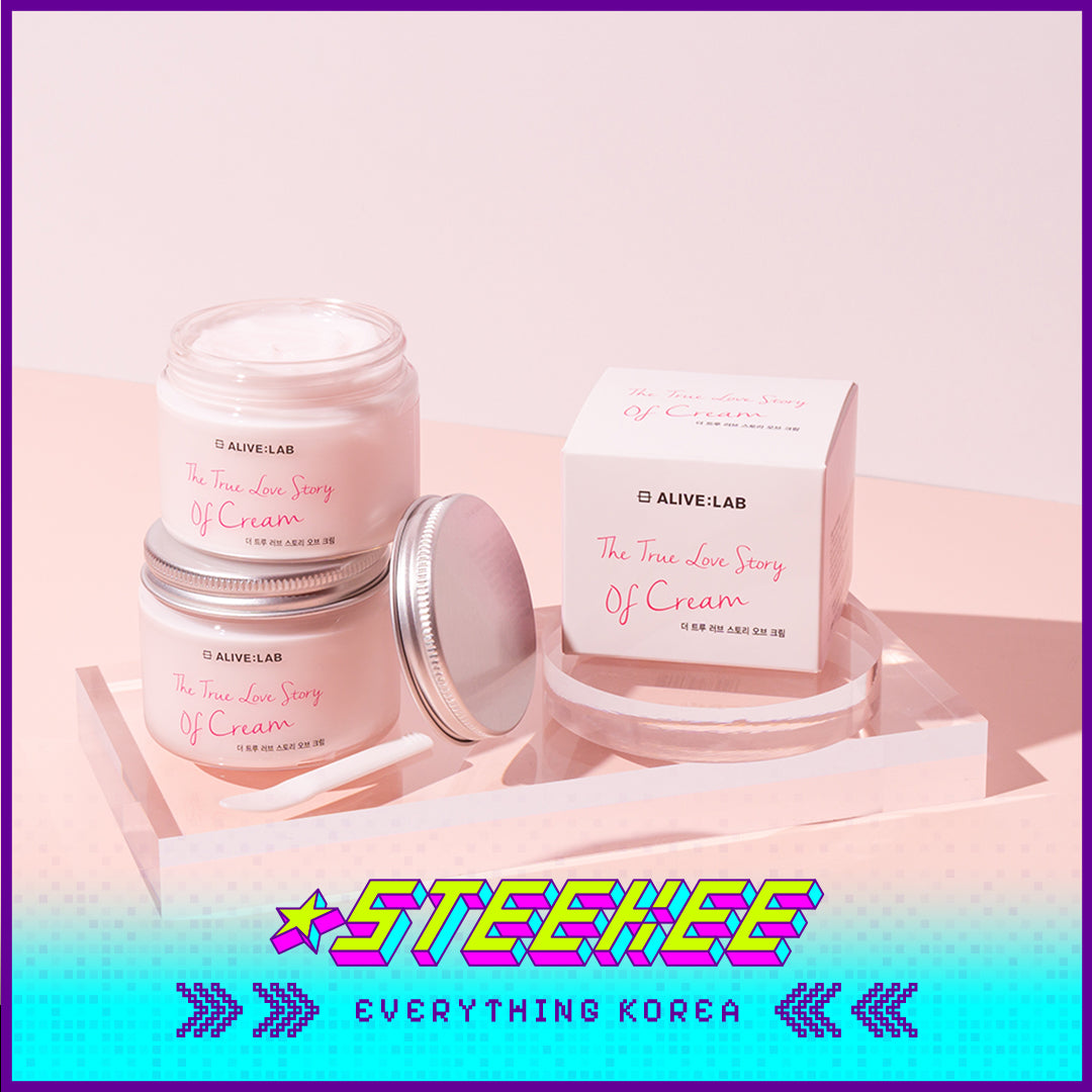 ALIVE:LAB Pink Rock Rose Moisturizing Brightening The True Love Story of Cream 100ml by Steekee Korea 4260