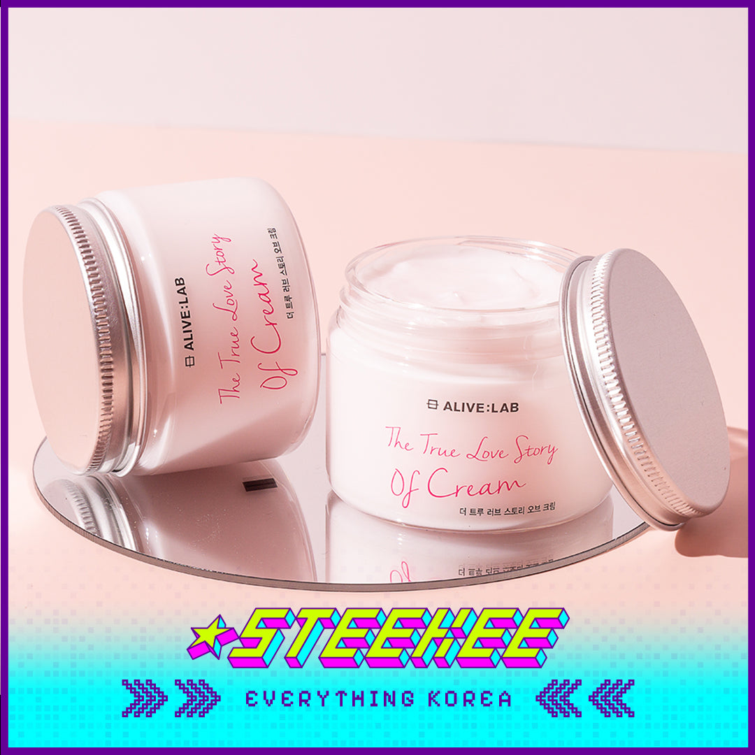 ALIVE:LAB Pink Rock Rose Moisturizing Brightening The True Love Story of Cream 100ml by Steekee Korea 4260