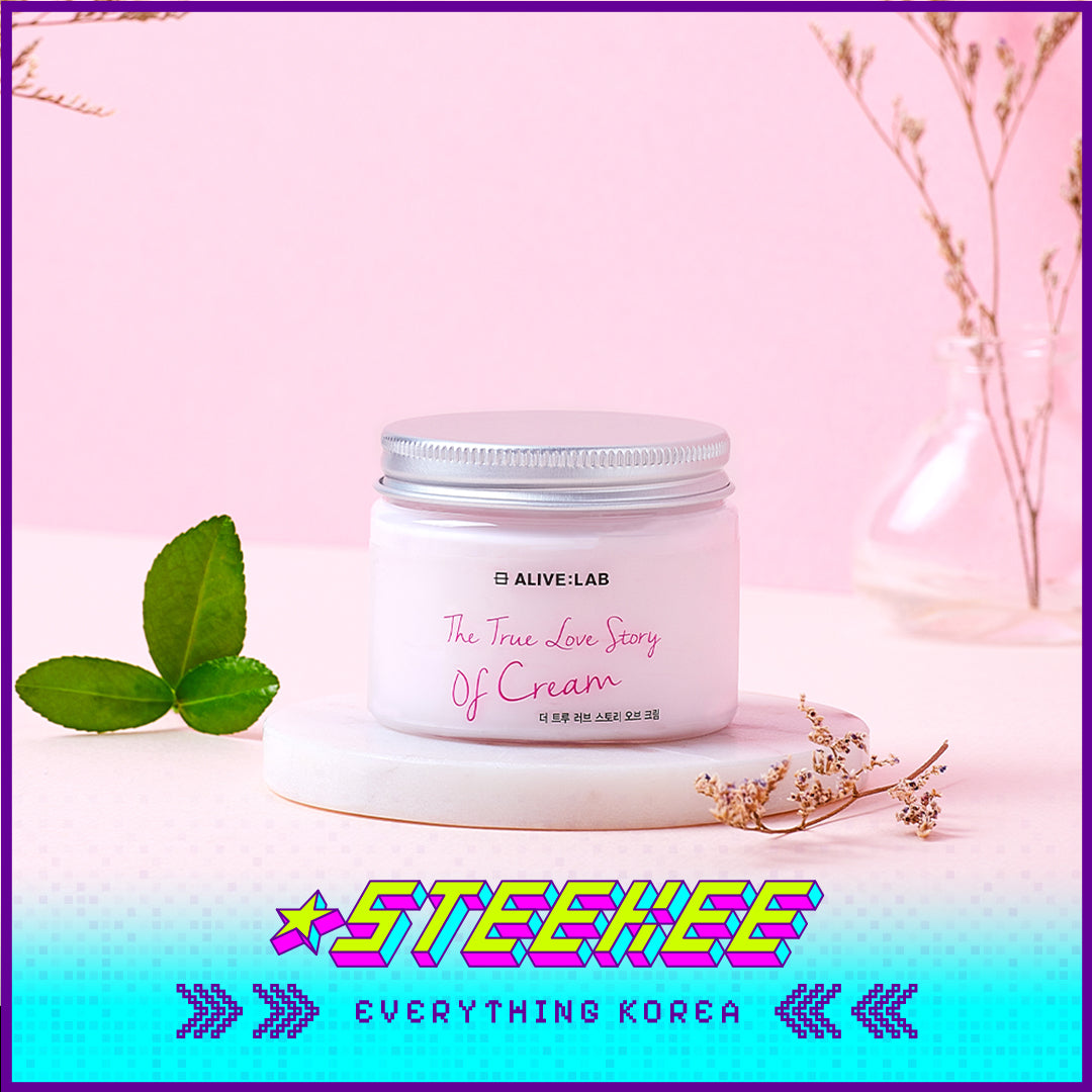 ALIVE:LAB Pink Rock Rose Moisturizing Brightening The True Love Story of Cream 100ml by Steekee Korea 4260