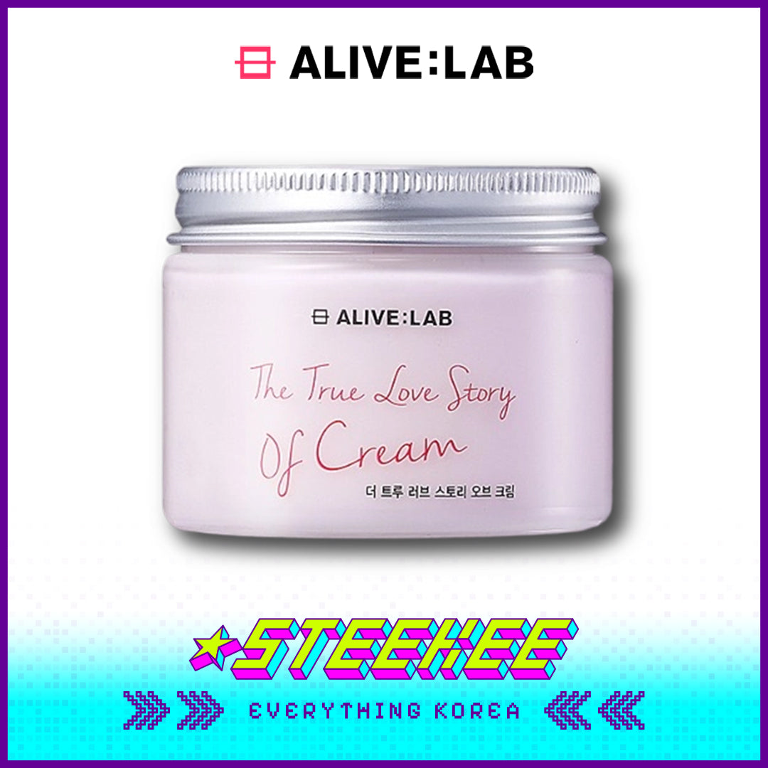 ALIVE:LAB Pink Rock Rose Moisturizing Brightening The True Love Story of Cream 100ml by Steekee Korea 4260