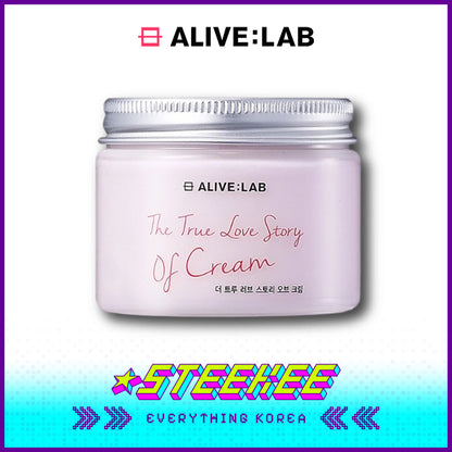 ALIVE:LAB Pink Rock Rose Moisturizing Brightening The True Love Story of Cream 100ml by Steekee Korea 4260