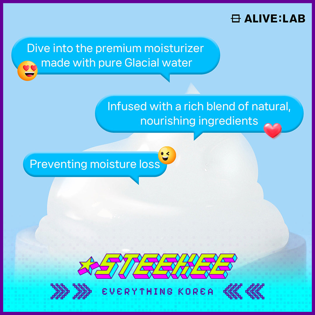 ALIVE:LAB冰川水多效冰霜急救面霜200ml闪奇韩国4266