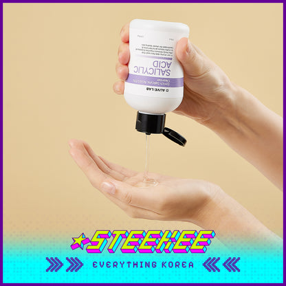 ALIVE:LAB 0.5%水杨酸泡沫清洁控油洗面奶170ml闪奇韩国4272