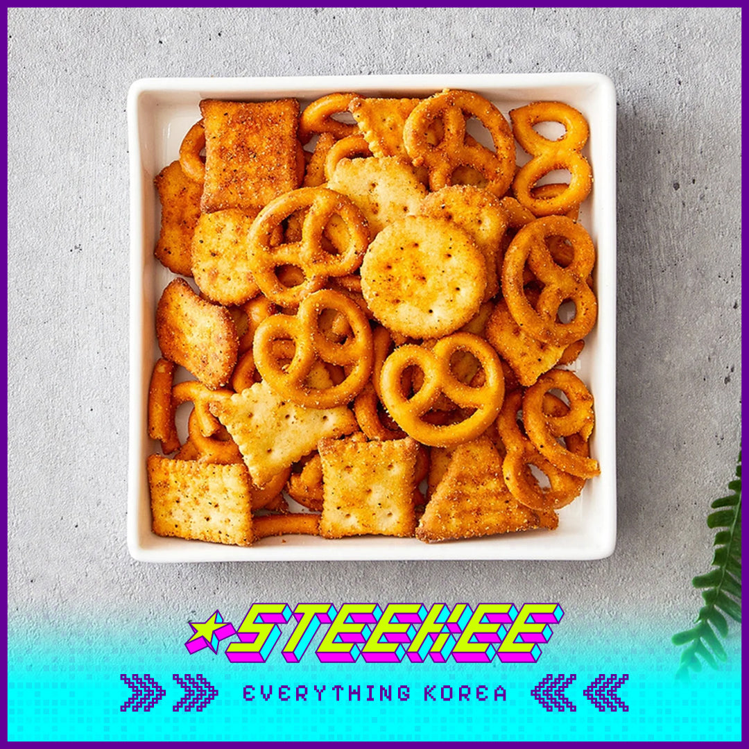 GOOD TODAY Mixed Pretzels Cheddar Cheese Flavor Mexican Taco Flavor 65g by Steekee Korea 4291