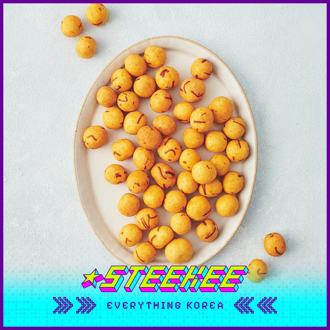 GOOD TODAY Crispy Nut Squid Ball Peanut Flavor Sunflower Seed Flavor 200g by Steekee Korea 4292