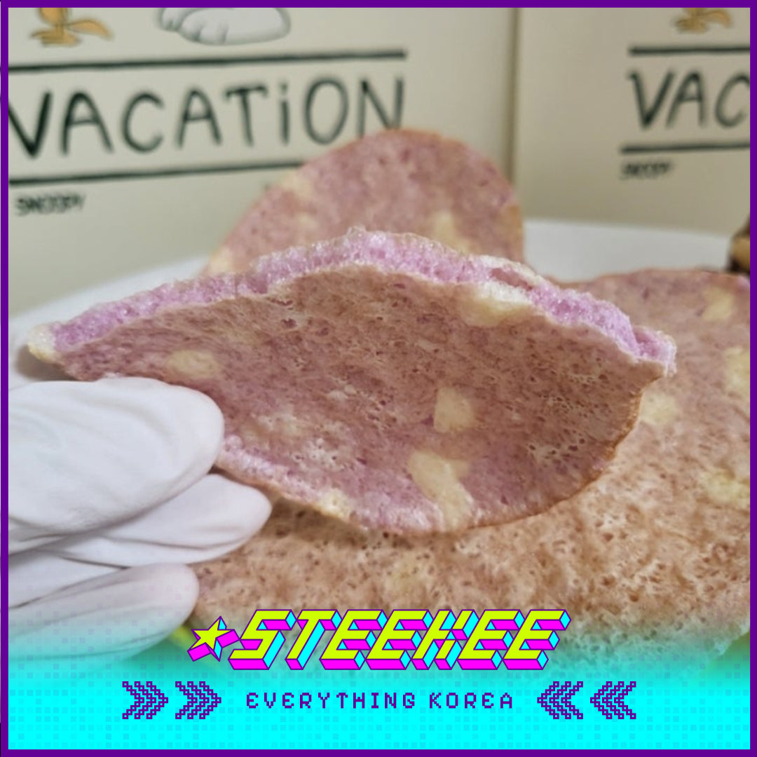GOOD TODAY Purple Sweet Potato Heart Shape Rice Pop 90g by Steekee Korea 4294