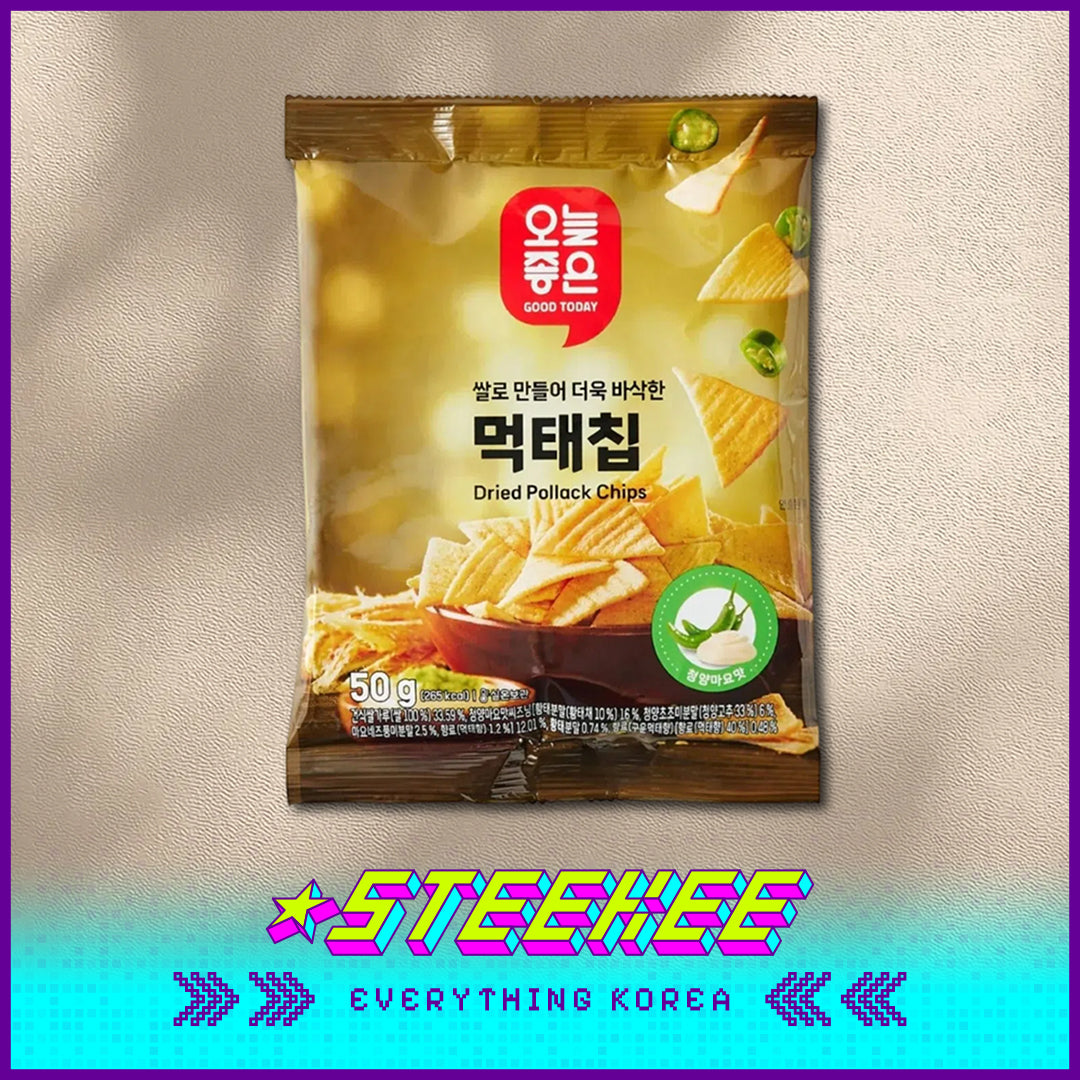 GOOD TODAY Dried Pollack Chips 50g by Steekee Korea 4295