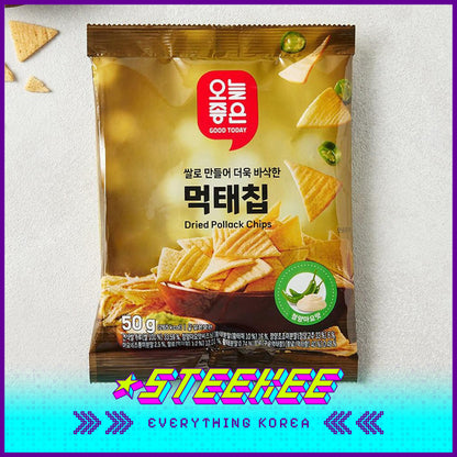 GOOD TODAY Dried Pollack Chips 50g by Steekee Korea 4295