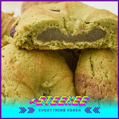 GOOD TODAY Green Tea Flavored Snack Combo Cookie Crispy Roll Popcorn Wafers by Steekee Korea 4296