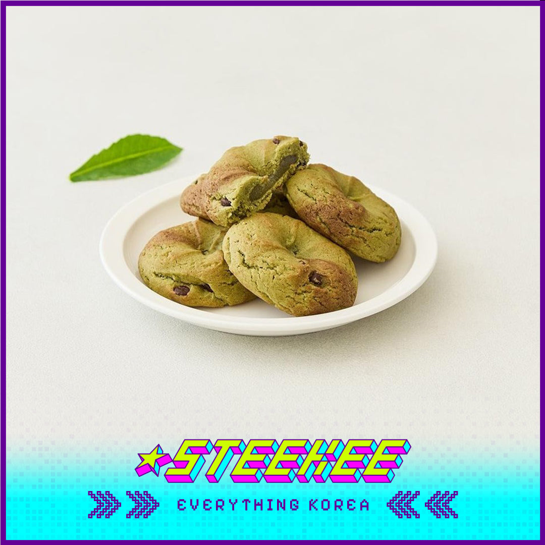 GOOD TODAY Green Tea Flavored Snack Combo Cookie Crispy Roll Popcorn Wafers by Steekee Korea 4296