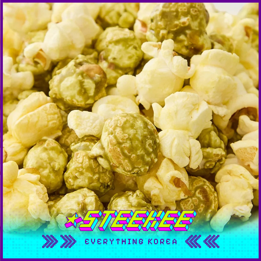 GOOD TODAY Green Tea Flavored Snack Combo Cookie Crispy Roll Popcorn Wafers by Steekee Korea 4296