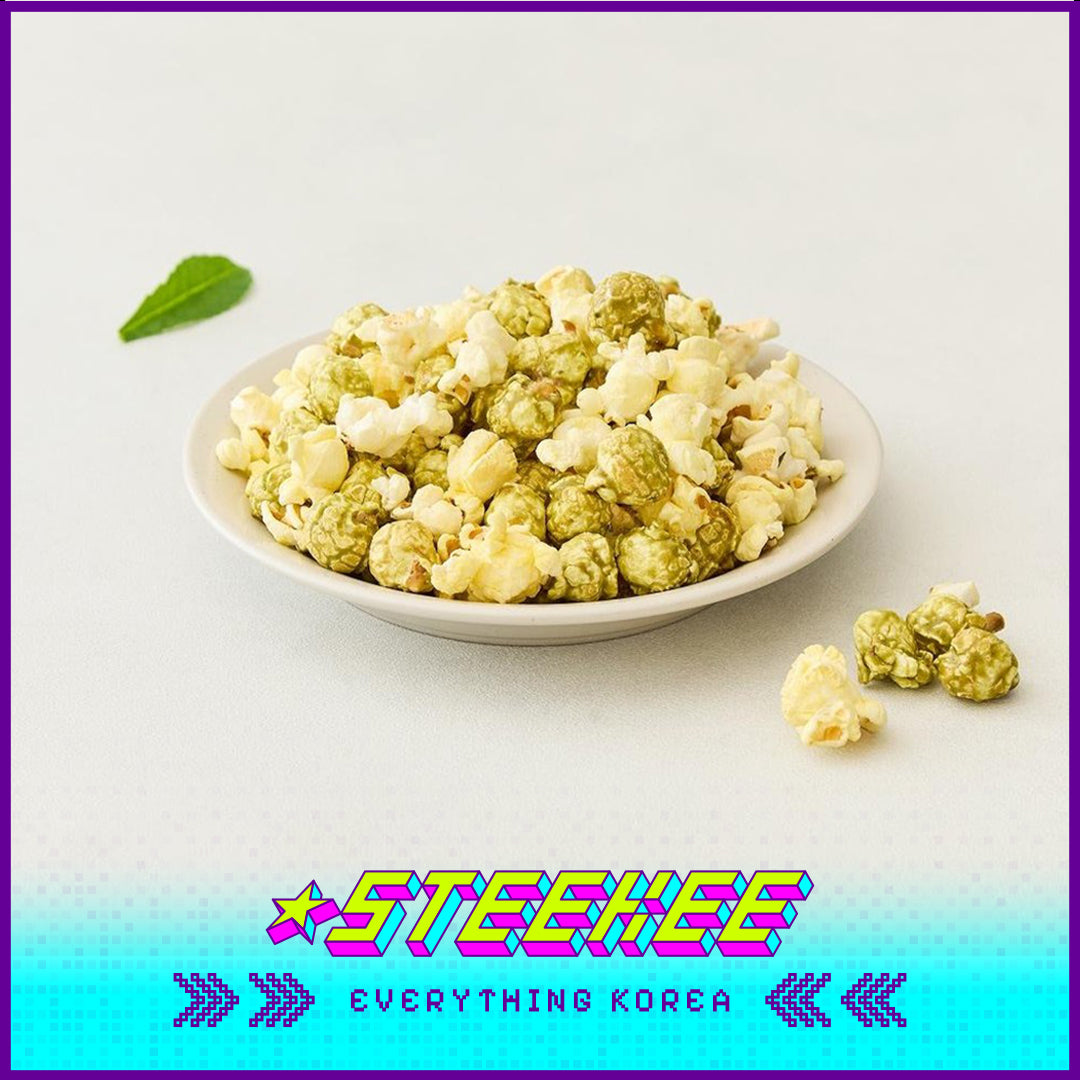 GOOD TODAY Green Tea Flavored Snack Combo Cookie Crispy Roll Popcorn Wafers by Steekee Korea 4296